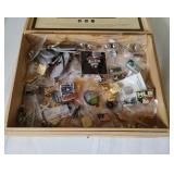 Cigar Box w Contents