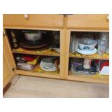 Lower Kitchen Cabinet Contents