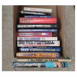 Box of Football/Assorted Books