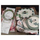 Assorted Holiday Dinnerware and More