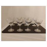 Tiffin Franciscan Mona Cordial Glasses Set of 8