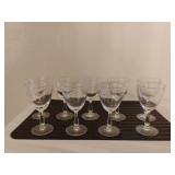 Tiffin Franciscan Mona Wine Glasses Set of 9