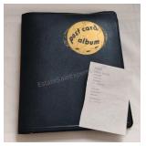 Vintage Post Card Album w/Post Cards
