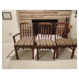 Trio of Chairs 1 Captain 36x19