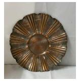 13 inch copper wall decorative plate