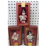 Lenox Snowmen Ornaments 2007,8,9