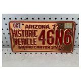 Arizona Historic Vehicle Plate