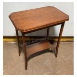 Solid Wood Side Table (split top) 16x24x27.5