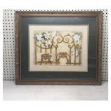 21x25 Magnolia garden print