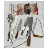 Cake making utensils.