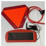 Car Solar panel, transfer pump and caution