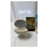 Collectors eggs with candle.