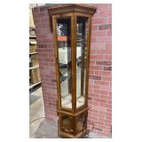 Lighted Curio Cabinet 11x24.5x70.5 inches tall 3