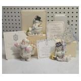 Lenox Crystal Ornaments (4)