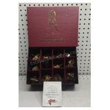 Danbury Mint Gold Christmas Ornament Collection