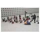 Assorted Christmas Village People & Accessories