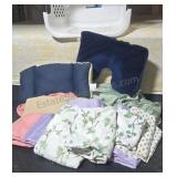 Basket of Bed Linens Assorted Full Size