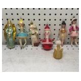 Vintage blown glass ornaments