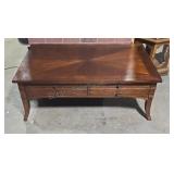 Coffee Table w/ 2 Drawers (28x48x19)