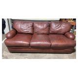 Hancock & Moore Leather Sofa (tear on back) 82