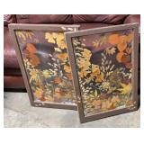 19x27 Framed Leaf Windows