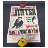 James Hunter Signed Poster 14x22