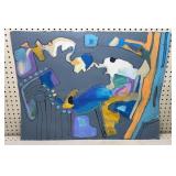 Raw Signed Original Painting Etta Harmon Levin