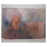 Raw Unsigned Painting from Pat Truzzi Estate
