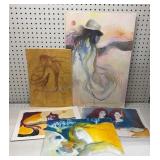 Raw Unsigned Art From Pat Truzzi Estate