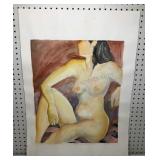 Raw Original Painting Unsigned 22.5x30 from pat