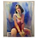 Raw Signed Original Painting Don Andrews AWS