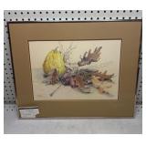 Original Signed Pat Truzzi Still Life Sketch 17x21