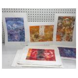Collection of Unsigned Original Painting From Pat