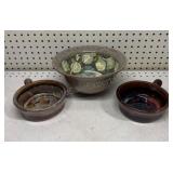 Signed Art Pottery Bowls