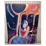 Raw Unsigned Painting 20.5x26