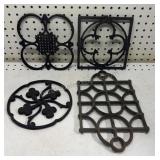 Group of Castiron Trivets