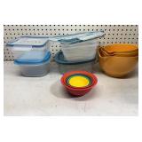 Plastic Food Storage Containers & Mixing Bowls