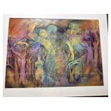 Pat Truzzi Signed Original Painting 29.5x37.5