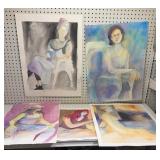 Raw Original Paintings from Pat Truzzi Estate