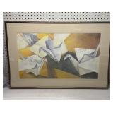 Original Pat Truzzi Watercolor Painting 23.5x35.5
