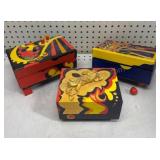 Three Artist-Signed Decorative Boxes Pat Truzzi