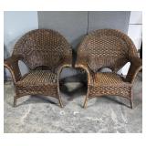 Pair of Wicker Chairs