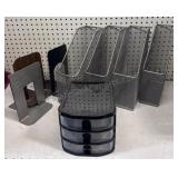 Office Desk Organization Lot & Book Ends