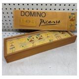Picasso Domino Wooden Game Set
