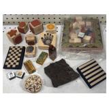 Assorted Rubber & Wood Craft Stamps