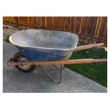 Metal Wheel Barrow Flat Tire