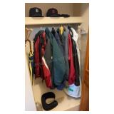 Mens Jackets Contents of Front Entry Closet