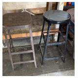 Pair of Metal Stools