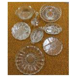 Group of Glass Serving Dishes