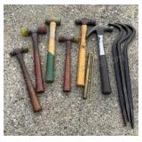 Pry Bars, Hammers & Brass Punches